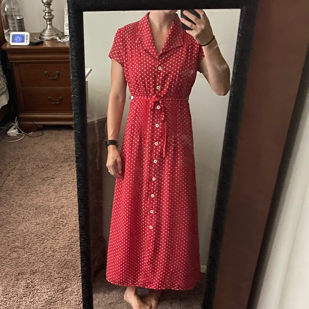 Vintage polka dot dress